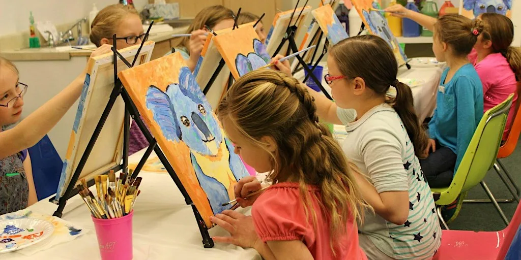 Junior Instant Masterpiece Painting Session - Tesco Community Space at Tesco Community Space