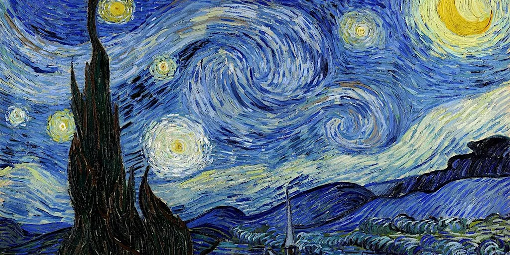 Paint Van Gogh's Starry Night, London at London Art Bar, Holborn