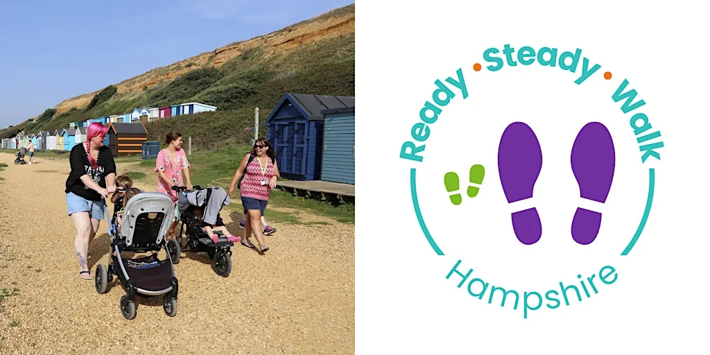 Ready Steady Walk - Barton on Sea at Beachcomber Cafe