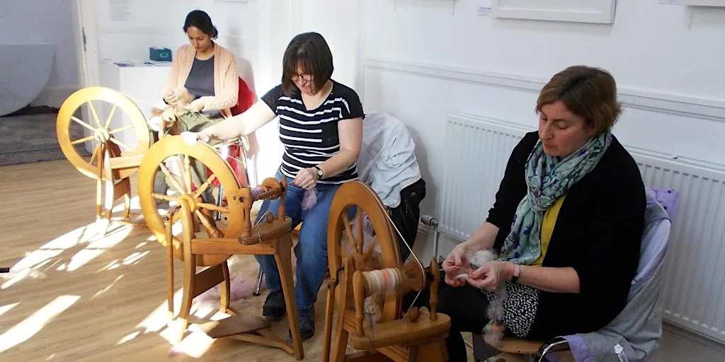 Spinning Workshop at Memorial Hall