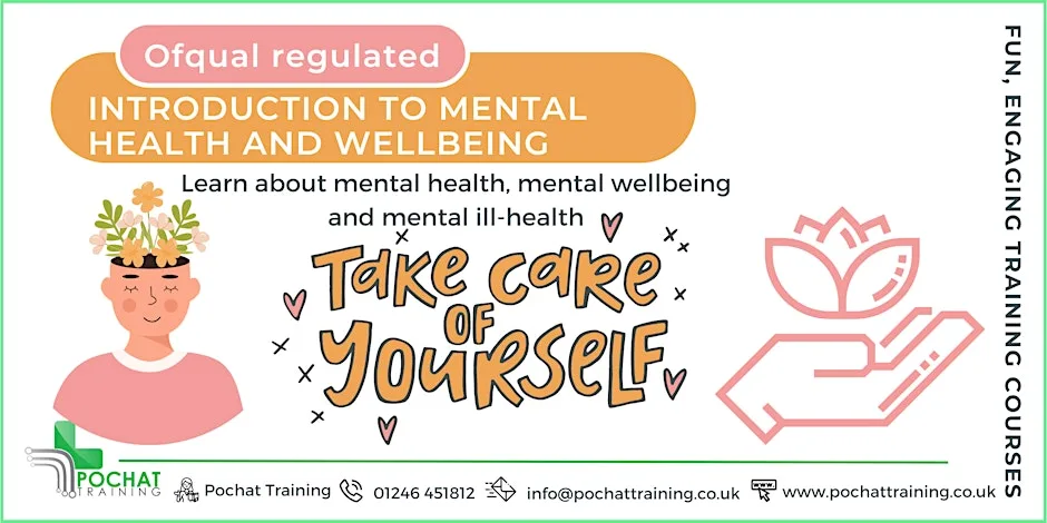 An Introduction To Mental Health And Wellbeing (Face to Face) at Pochat Training