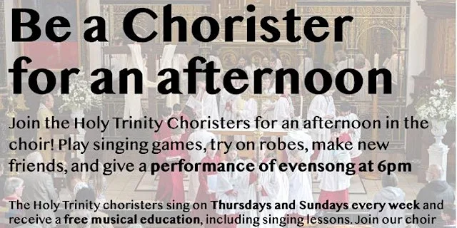 Be a Chorister for an Afternoon in Guildford at Holy Trinity Church
