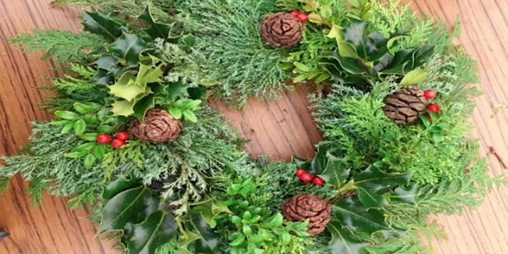 Festive Wreath Making Workshop at Branklyn Garden