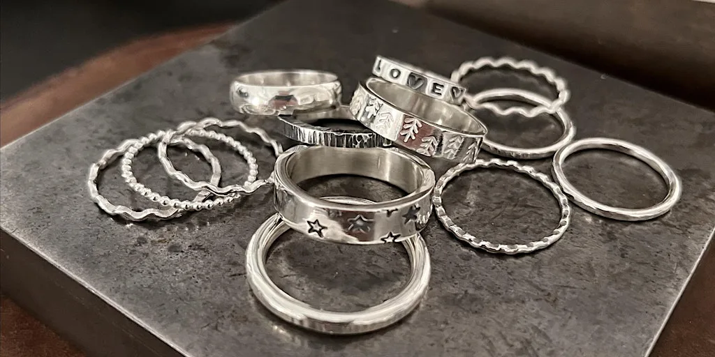 Beginners Simple Silver Rings at 15 Chapel Ln