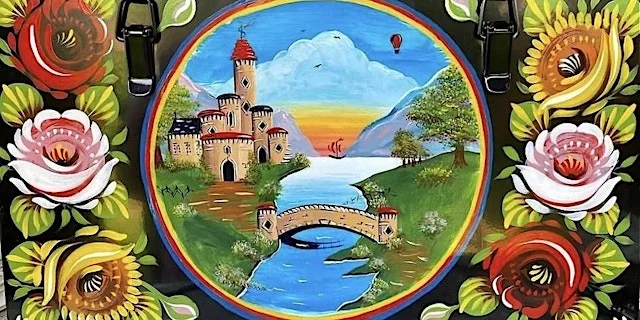 Rose and Castle traditional canal art workshop