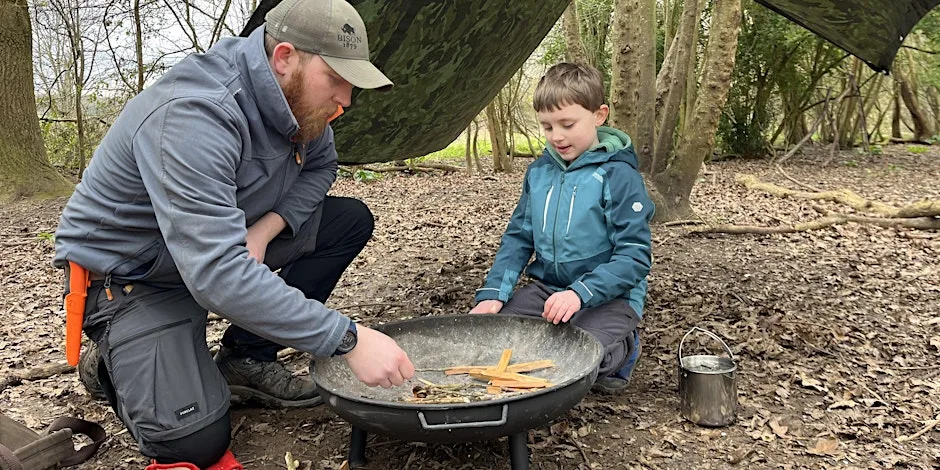 Family Bushcraft Saturday (Sep) at Hill End Outdoor Education Centre