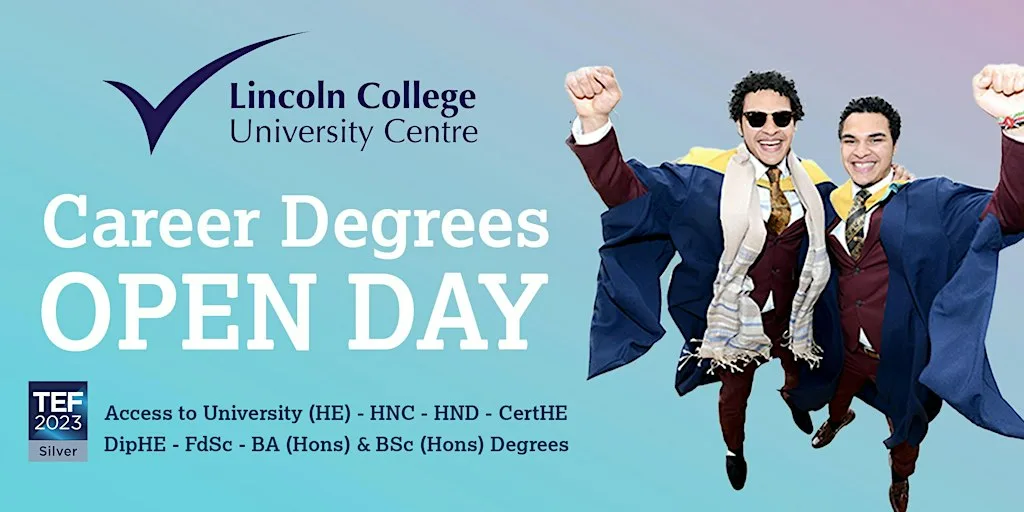 Lincoln College University Centre Career Degrees Open Day | 7 November 26 at Lincoln College Gibney Building