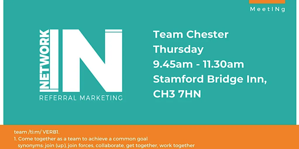 NetworkIN Team Chester Fortnightly Meeting at Stamford Bridge Inn