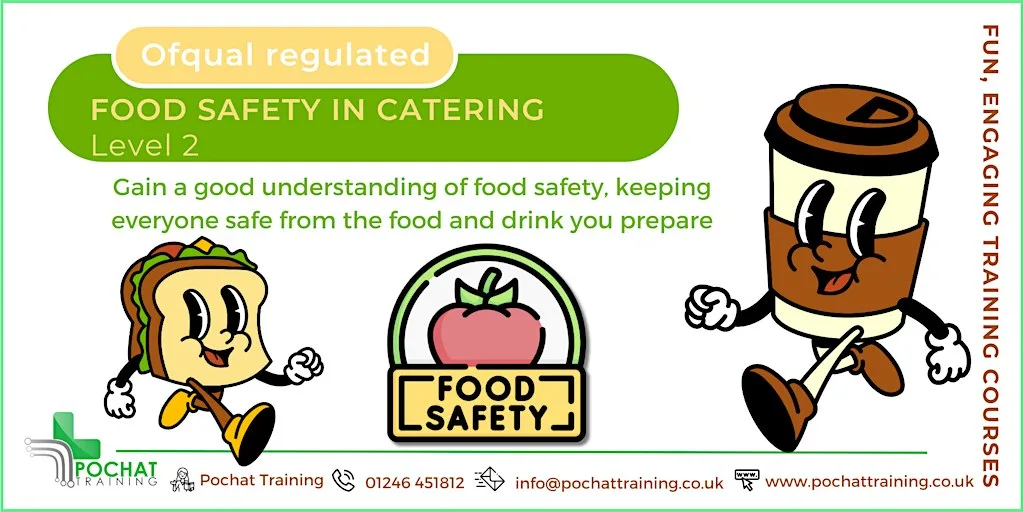 QA Level 2 Award in Food Safety in Catering (RQF) (Face to Face)