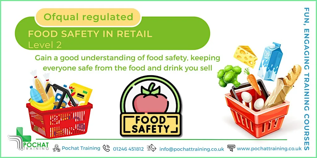 QA Level 2 Award in Food Safety for Retail (RQF) (Face to Face)