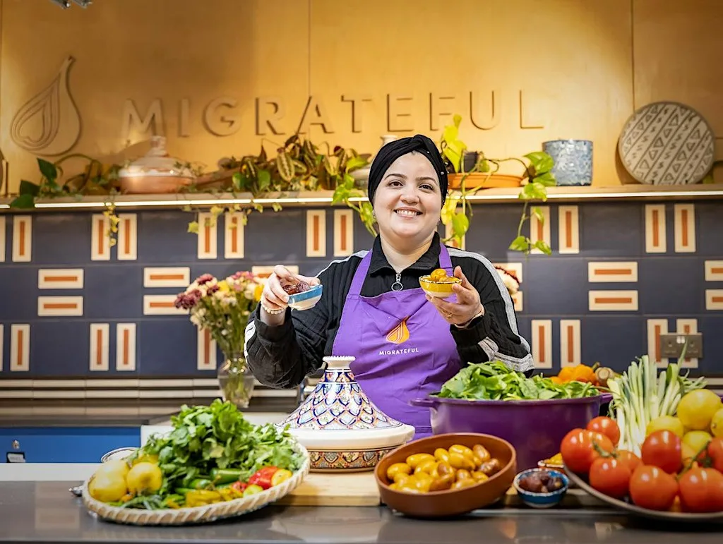 Algerian Cookery Class with Amel | LONDON | Cookery School at Migrateful Cookery School London