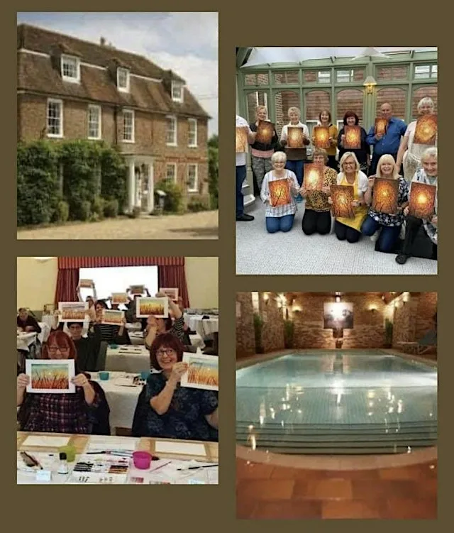 Art & Spa watercolour day workshop inc lunch