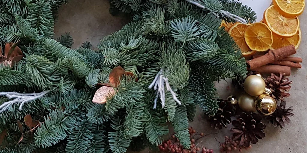 Christmas Wreath Workshops at Between Two Thorns