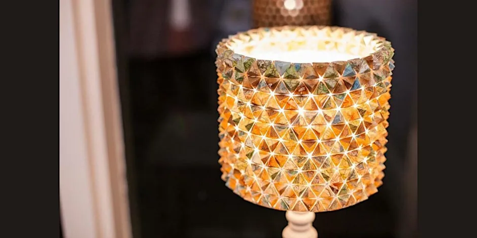 Make a Lampshade using Maps with Florence Makes at Swarthmore Education Centre