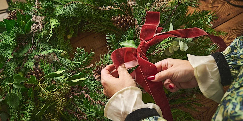 Adult & Child Christmas Wreath Making at The Creative Studio