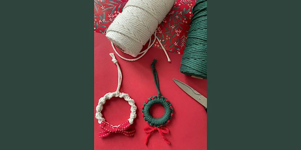 Macramé Stars and Wreath Workshop with Hannah Sibai