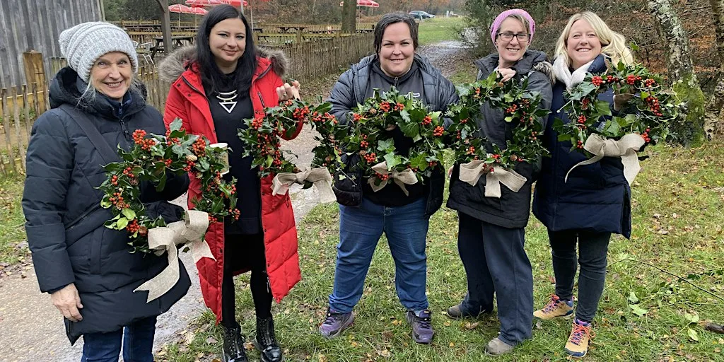 Make your own Christmas wreath - session 2 at The Café and Info Point