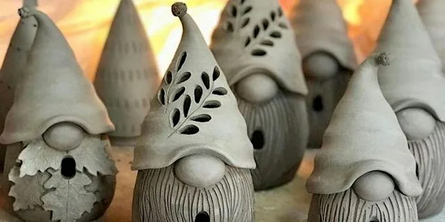 Make your own Christmas Gonk Candle Holder - Pottery Workshop at John Marley Centre