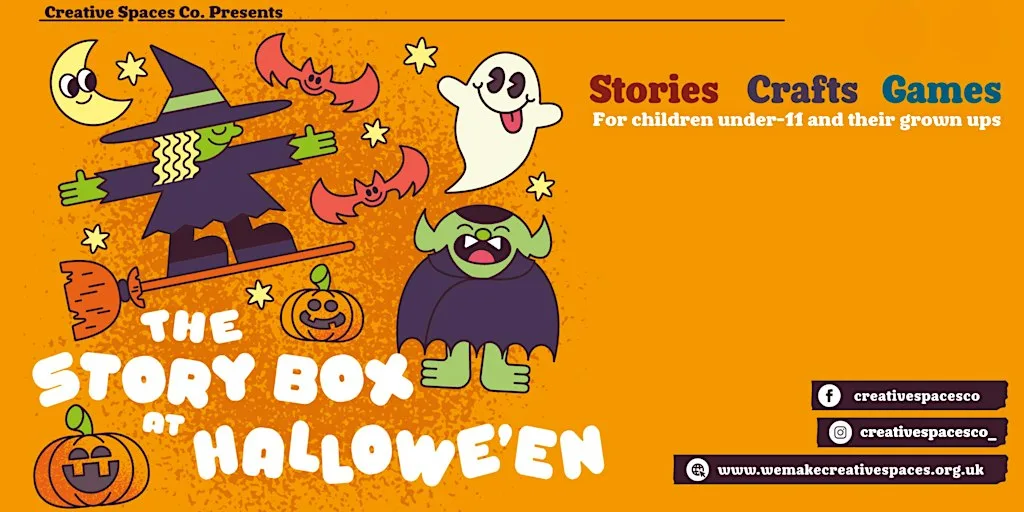 The Story Box at Hallowe'en - The Old Library at Lister Steps at The Old Library