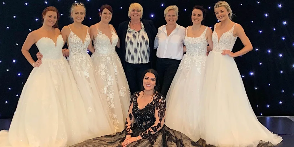 BRIDES VISITED WEDDING FAIR FASHION SHOW & BRIDAL SALE - EPSOM RACECOURSE at The Queen Elizabeth Stand