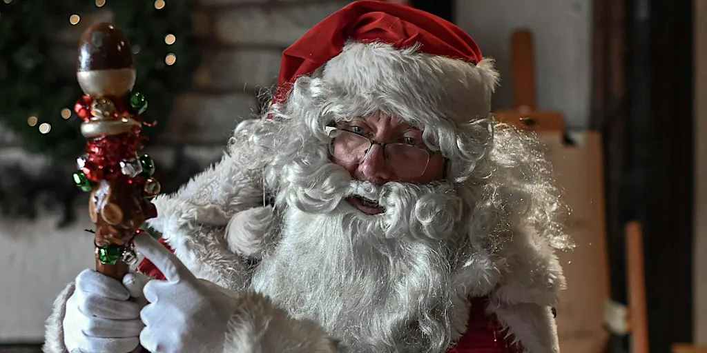 Santa at the Schoolroom - Christmas Eve