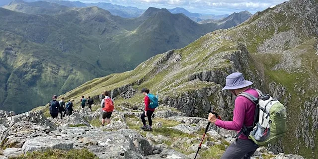Glen Shiel Munros - hill walking weekend at Kintail Outdoor Centre