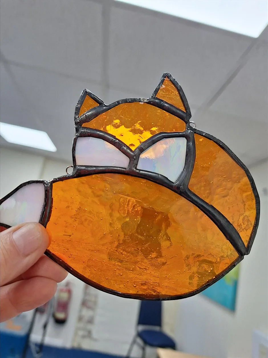 Tiffany stained glass workshop at Long Eaton Art Room