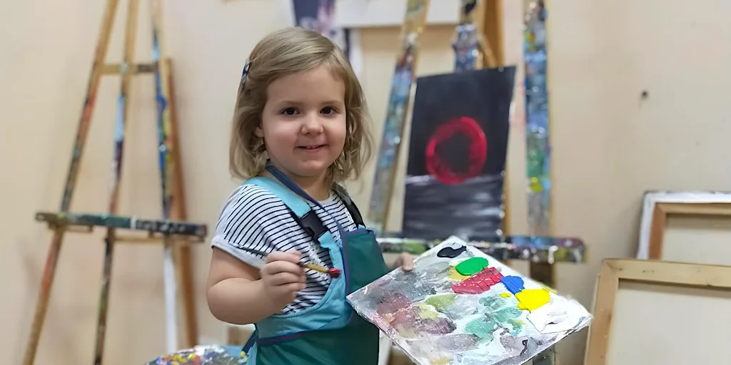 Children art classes at Kalyna Art Studio