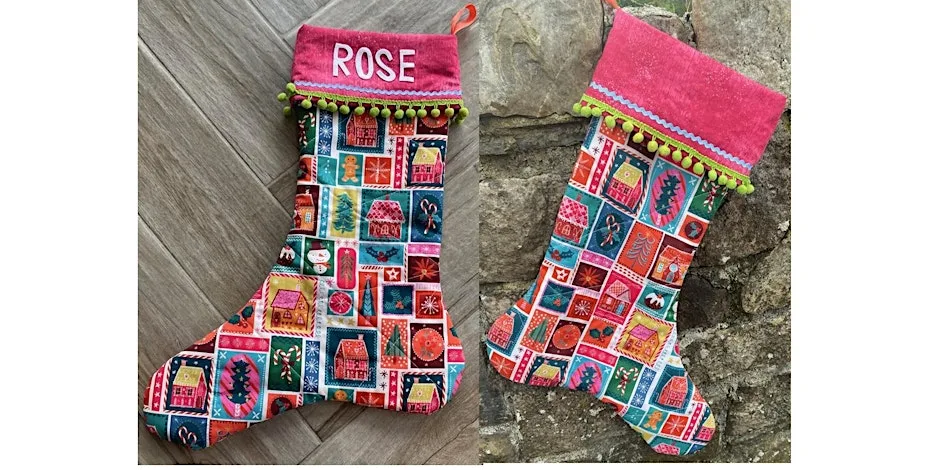 Heirloom Christmas Stocking at Blue House Fabrics