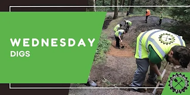 Wednesday Dig with Dean Trail Volunteers at Forest of Dean Cycle Centre