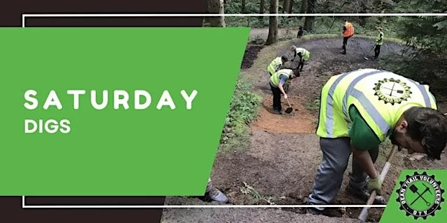Saturday Dig with Dean Trail Volunteers at Pedalabikeaway