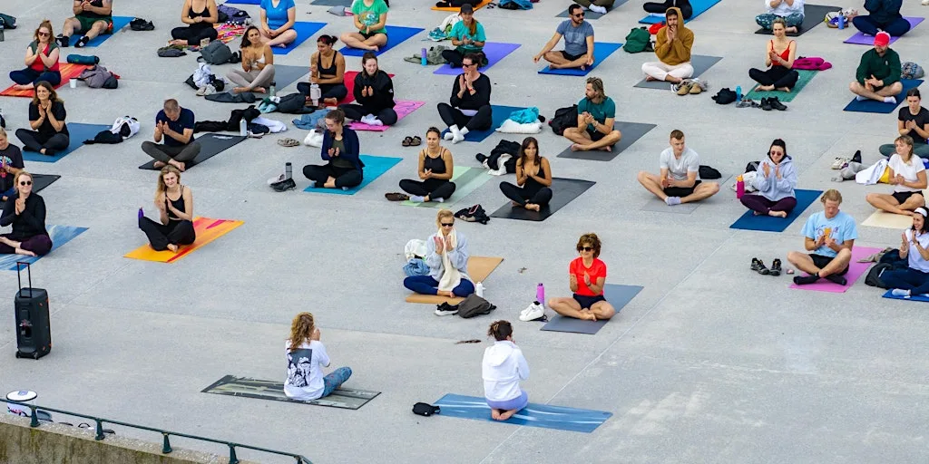 Free Sunrise Yoga Event - Clontarf Baths at The Baths at Clontarf: Restaurant and Bar
