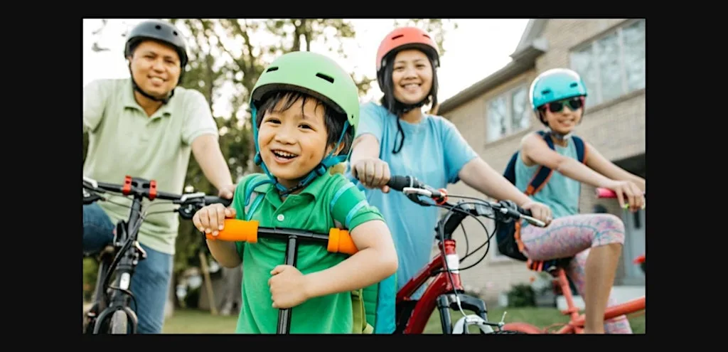 Family Cycling at Shakespeare Primary School
