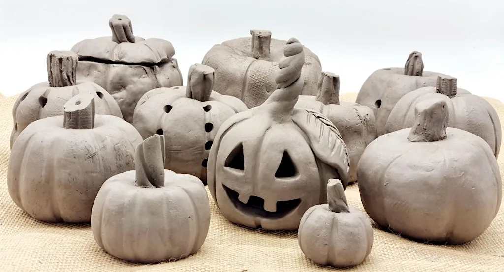Gemma and make your very own ceramic pumpkin at Adventure into Art