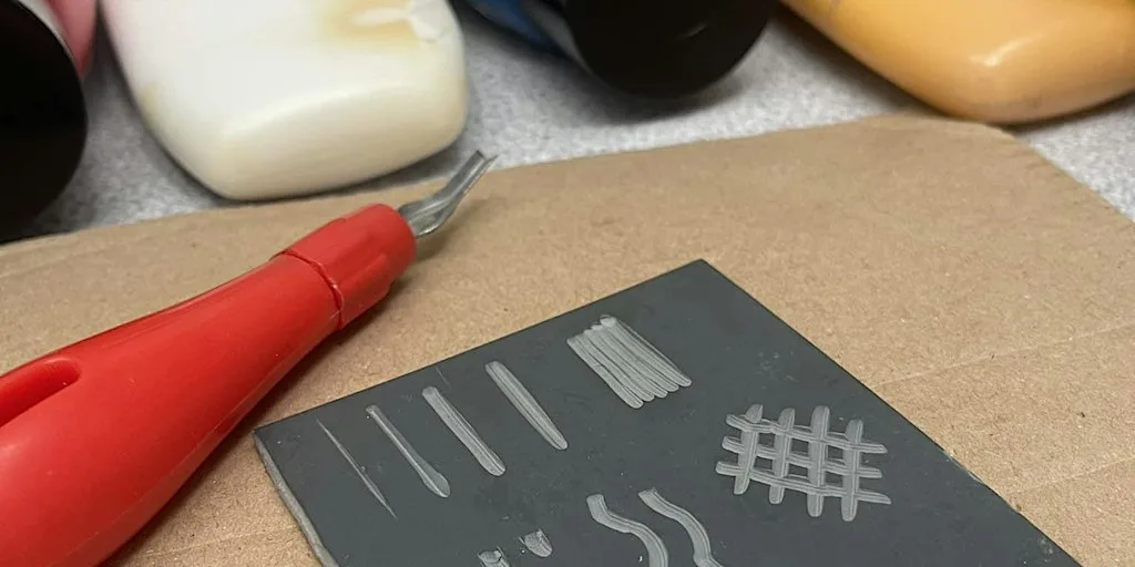 Lino printed cards and gift wrap - 2026