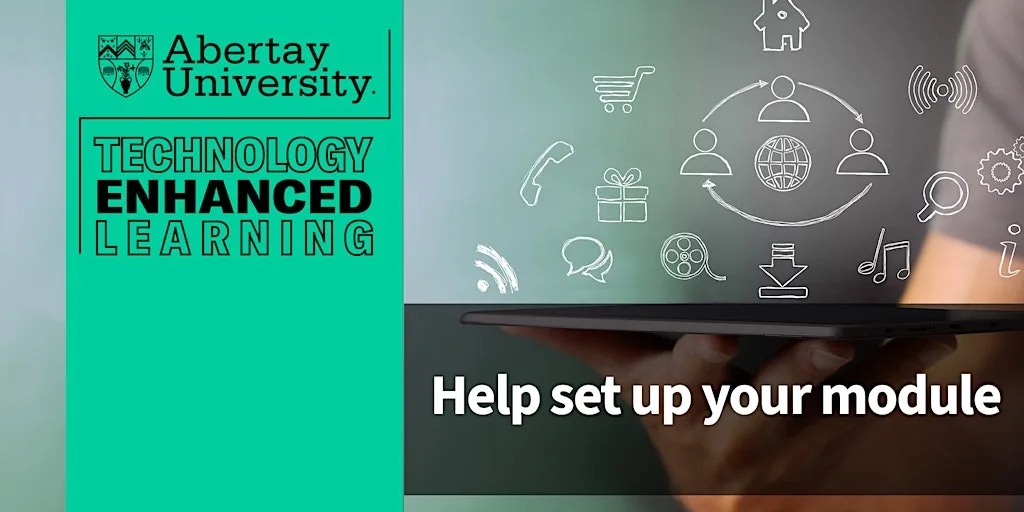 Help set up your module! at Abertay University Library
