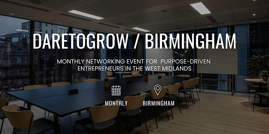 DARETOGROW / Live in Birmingham: Workshop + Networking for Business Growth at 103 Colmore Row