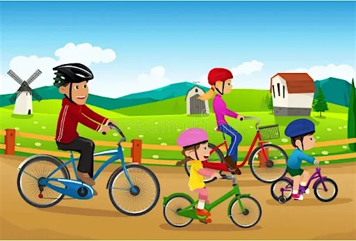 Family Fun Ride (approx. 5-mile ride) (A4A) at Thompson Park cycling skills area. Located in the middle of the park close to the big slide.
