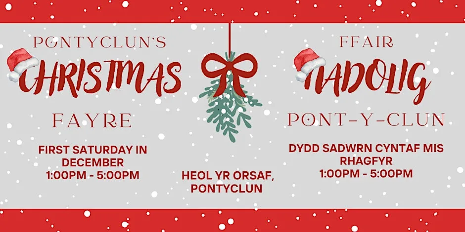 Pontyclun Christmas fayre at Pontyclun Free Car Park