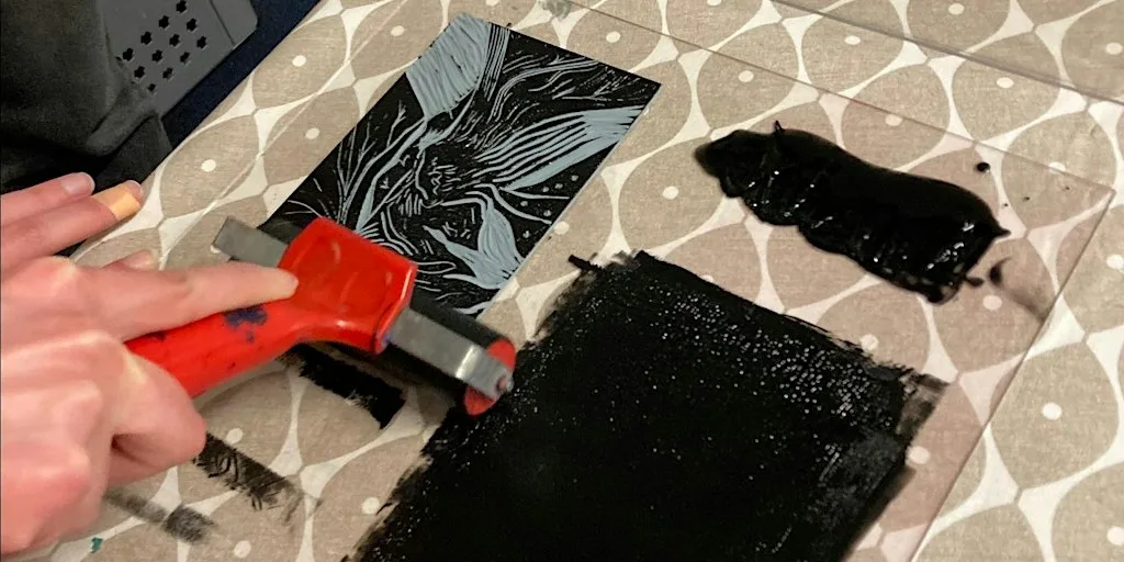Lino Printing: Festive Cards & Tags Workshop at Meanwood Community Centre