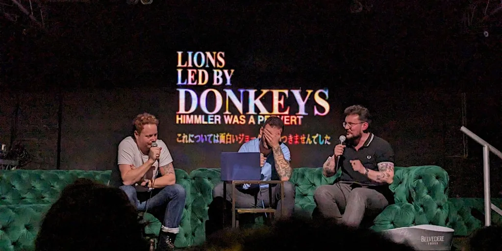Lions Led By Donkeys Podcast LIVE IN CORK 26th September at Kino Events House