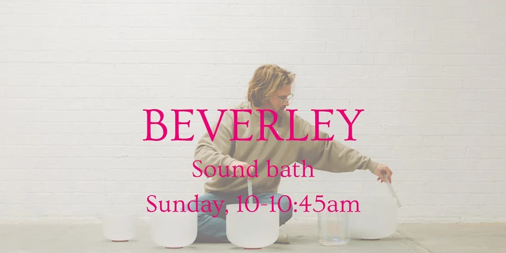 The Sunday Pause - Beverley sound bath at Karinya Yoga Studio