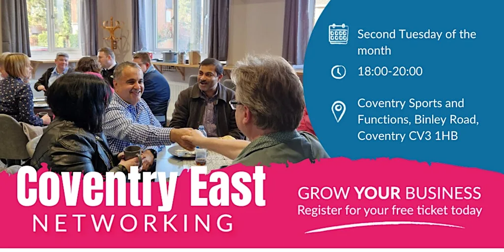 FindaBiz Networking Coventry – Evening Business Networking at Coventry Sports and Functions