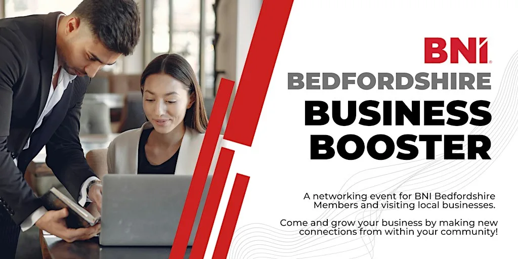 BNI Bedfordshire Business Booster Event - Friday 23rd October 2026