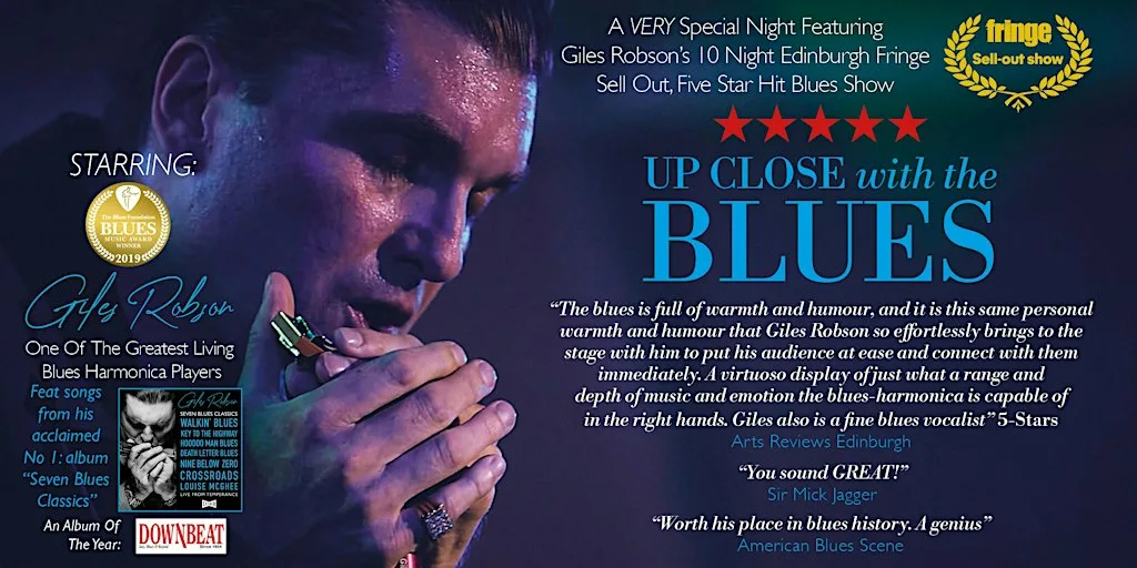 blues @ temperance | Giles Robson "Up Close with the Blues" at Temperance