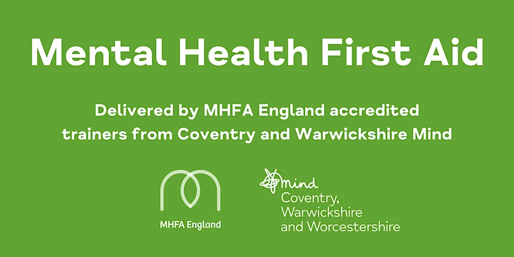 Mental Health First Aid (2 days, in-person) at Coventry & Warwickshire Mind