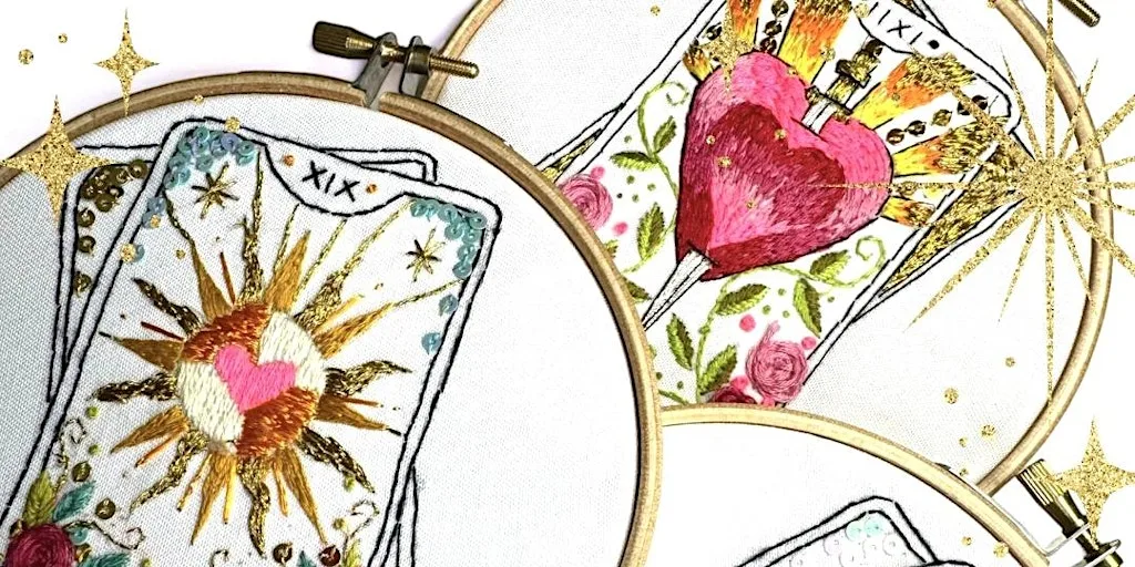 Tarot Card Embroidery Workshop at The Harpenden Arms, Harpenden at The Harpenden Arms, Harpenden