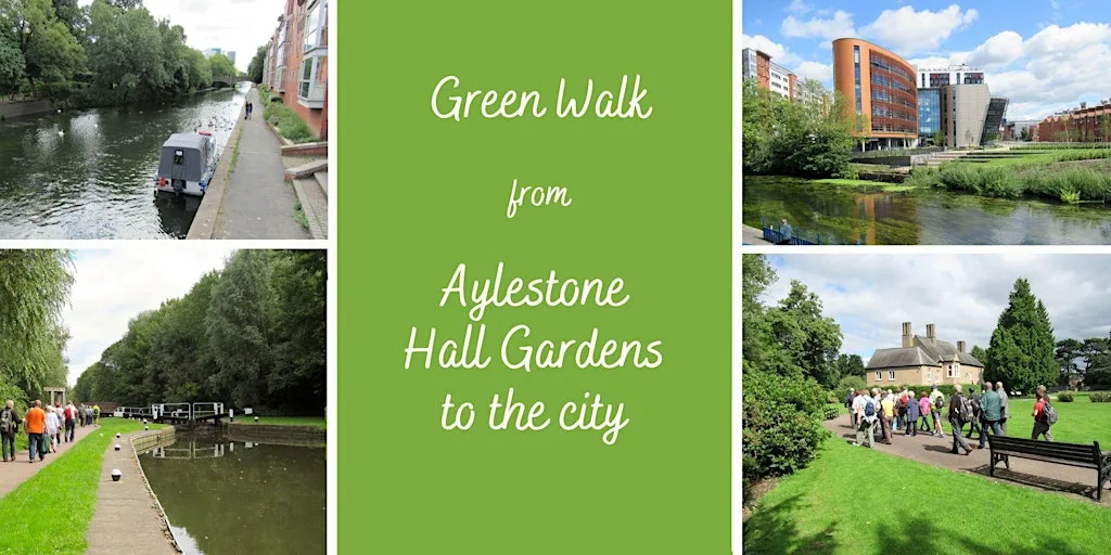 Green Walk from Aylestone Hall Gardens to the city at Aylestone Hall Gardens