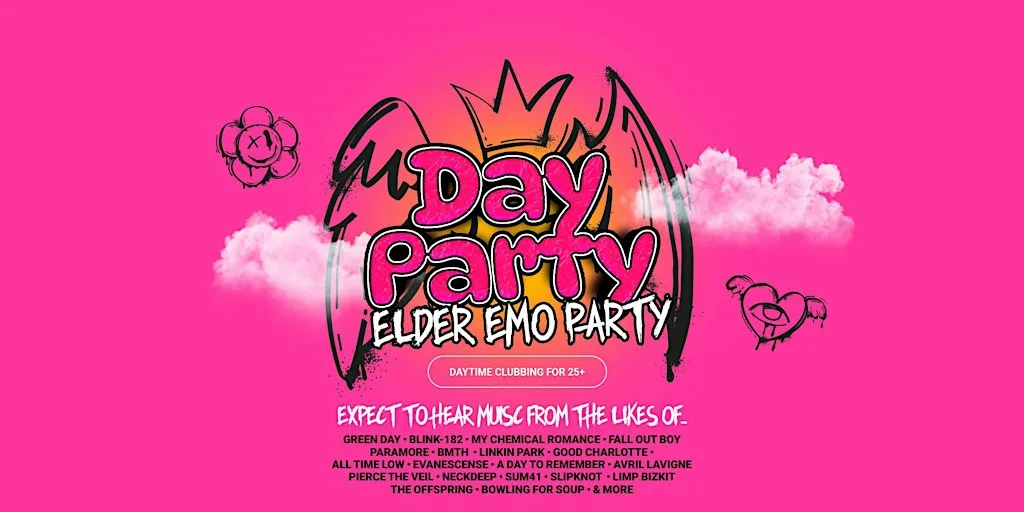 Elder Emo Day Party in Brighton! at The Arch Brighton