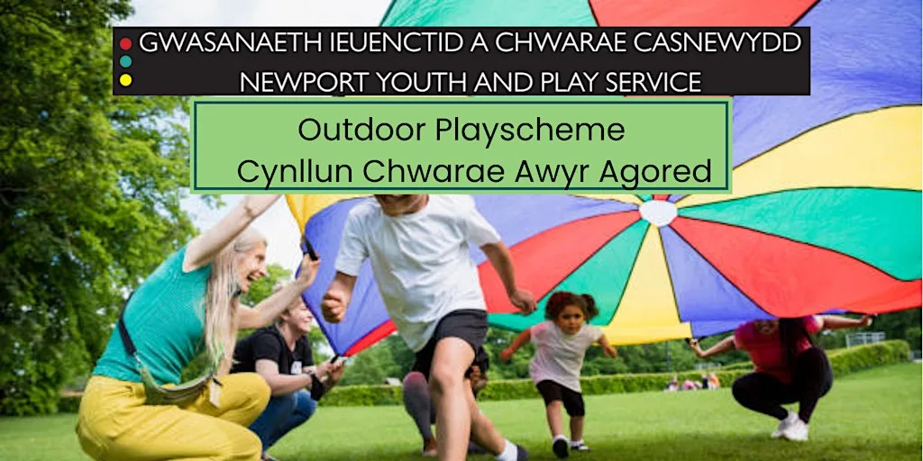 Outdoor Playscheme: Ringland Field ages 5-12/Cynllun Chwarae Awyr Agored at Ringland Circle Play Area